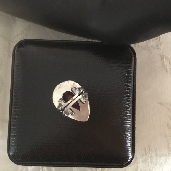 🌹Host Pick🌹-Sterling Silver Pink Tourmaline large stone ring/size 8/NWOT - Picture 7 of 10